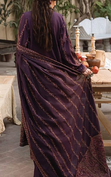Iznik Indigo Khaddar Suit | Pakistani Winter Dresses- Image 2