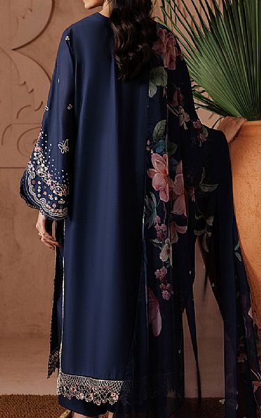 Iznik Navy Blue Lawn Suit | Pakistani Lawn Dress in USA- Image 2