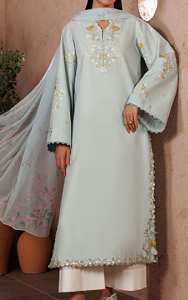 Iznik Sky Blue Lawn Suit | Pakistani Lawn Dress in USA- Image 1