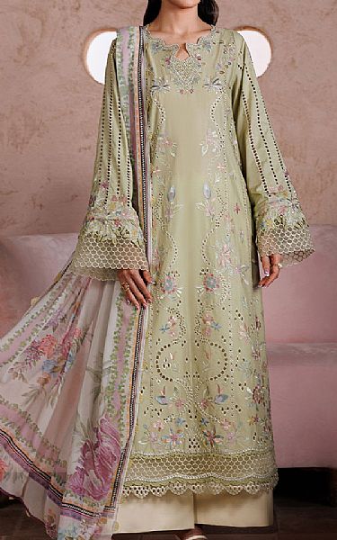 Iznik Light Green Lawn Suit | Pakistani Lawn Dress in USA- Image 1