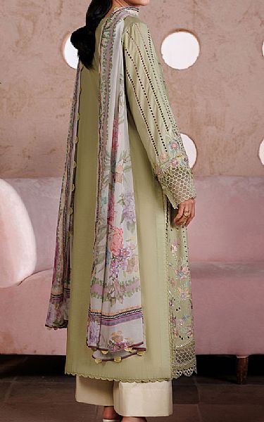 Iznik Light Green Lawn Suit | Pakistani Lawn Dress in USA- Image 2