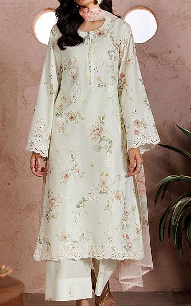 Iznik Ivory Lawn Suit | Pakistani Lawn Dress in USA- Image 1