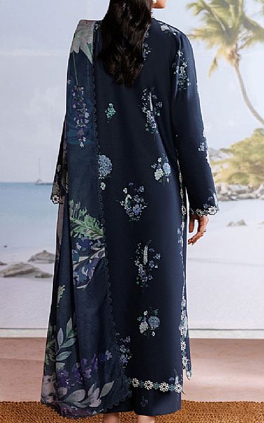 Iznik Navy Blue Lawn Suit | Pakistani Lawn Dress in USA- Image 2
