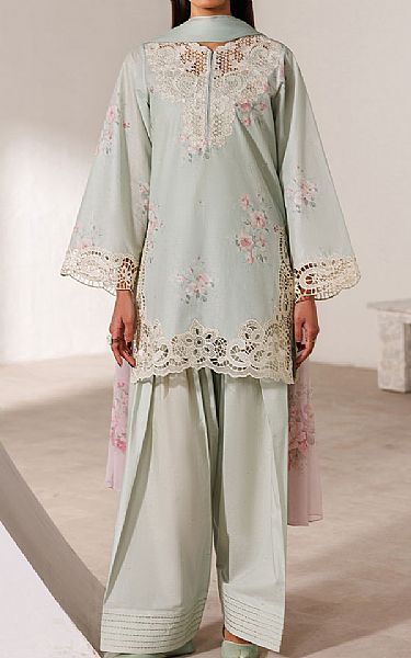 Iznik Mint Green Lawn Suit | Pakistani Lawn Dress in USA- Image 1