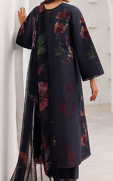 Iznik Dark Blue Lawn Suit | Pakistani Lawn Dress in USA- Image 2