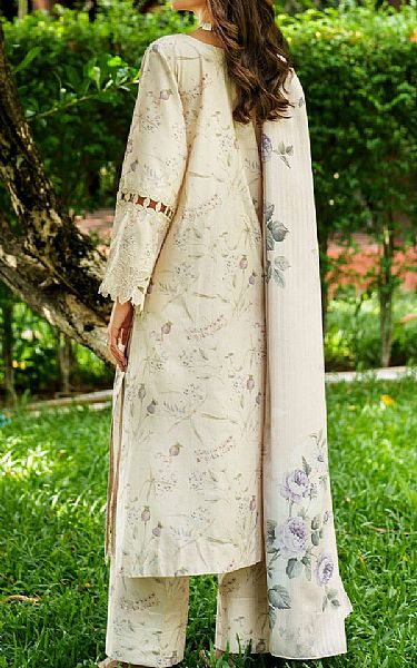 Iznik Off White Lawn Suit | Pakistani Lawn Dress in USA- Image 2