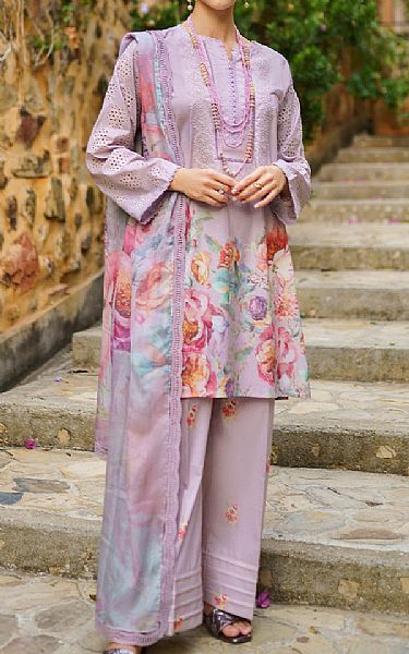 Iznik Lilac Lawn Suit | Pakistani Lawn Suits- Image 1