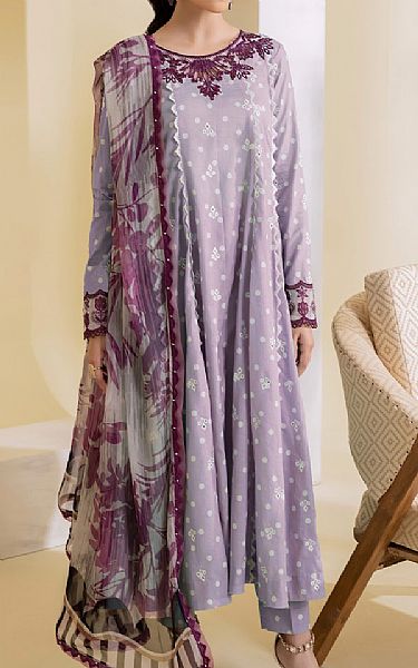 Iznik Lilac Lawn Suit | Pakistani Lawn Suits- Image 1