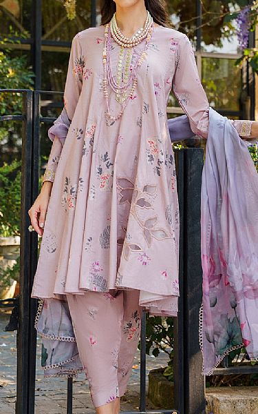 Iznik Pink Flare Lawn Suit | Pakistani Lawn Suits- Image 1
