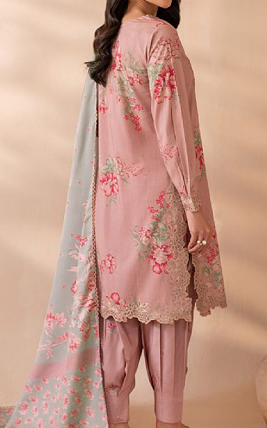 Iznik Tea Pink Viscose Suit | Pakistani Winter Dresses in USA- Image 2