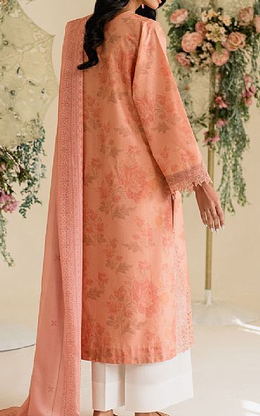 Iznik Peach Lawn Suit | Pakistani Lawn Dress in USA- Image 2