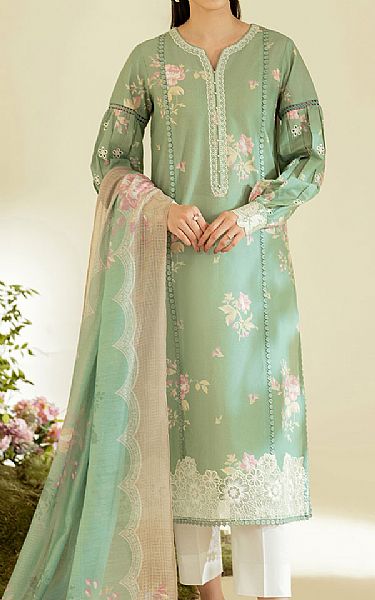 Iznik Pastel Lawn Suit | Pakistani Lawn Dress in USA- Image 1