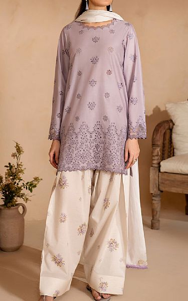 Iznik Lavender Lawn Suit | Pakistani Lawn Dress in USA- Image 1
