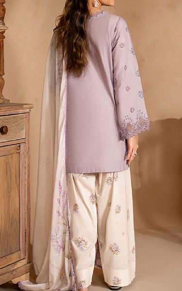 Iznik Lavender Lawn Suit | Pakistani Lawn Dress in USA- Image 2