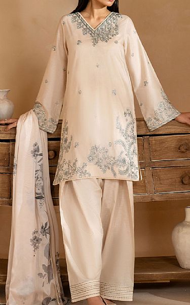 Iznik Off-white Lawn Suit | Pakistani Lawn Dress in USA- Image 1