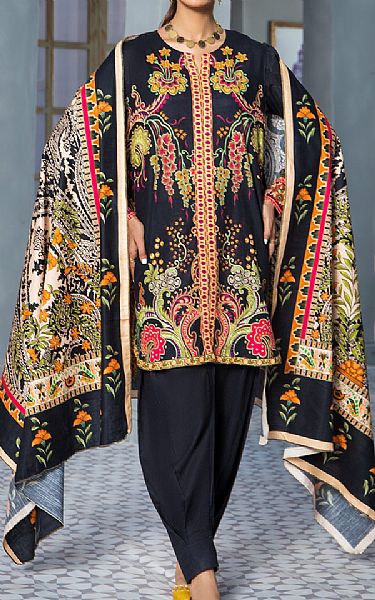 Jahanara Black Karandi Suit | Pakistani Dresses in USA- Image 1