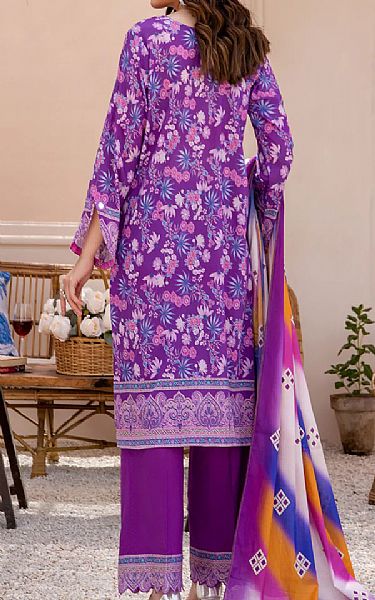 Jahanara Violet Lawn suit | Pakistani Dresses in USA- Image 2