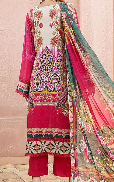 Jahanara Magenta Lawn Suit | Pakistani Dresses in USA- Image 2