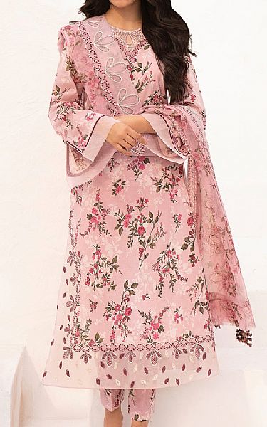 Jazmin Pink Lawn Suit | Pakistani Lawn Suits- Image 1