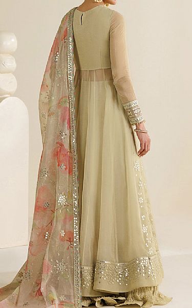 Jazmin Ivory Chiffon Suit | Pakistani Embroidered Chiffon Dresses USA- Image 2
