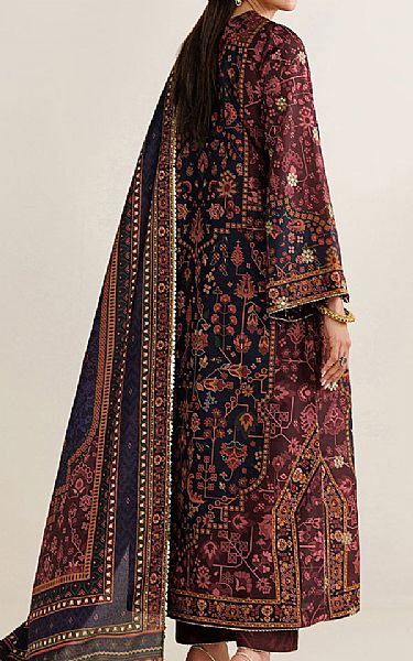 Jazmin Multicolor Silk Suit | Pakistani Embroidered Chiffon Dresses USA- Image 2