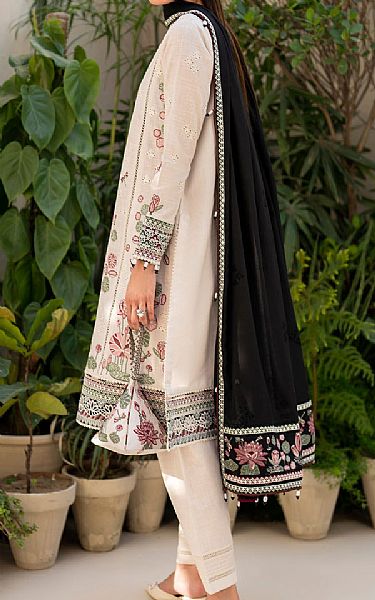 Jazmin Ivory Lawn Suit | Pakistani Lawn Dress in USA- Image 2
