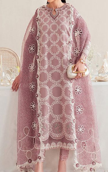 Jazmin Light Mauve Lawn Suit | Pakistani Lawn Dress in USA- Image 1