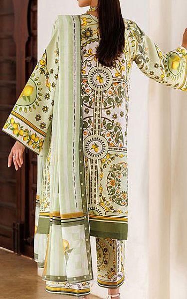 Jazmin Light Green Lawn Suit | Pakistani Lawn Dress in USA- Image 2