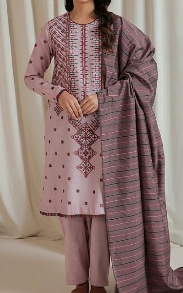 Jazmin Lilac Khaddar Suit | Pakistani Dresses in USA- Image 1
