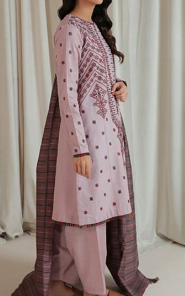 Jazmin Lilac Khaddar Suit | Pakistani Dresses in USA- Image 2