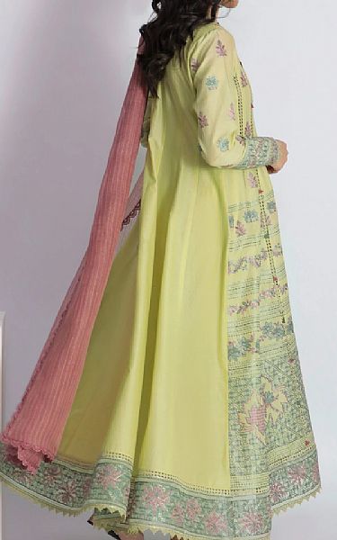 Jazmin Lime Green Lawn Suit | Pakistani Dresses in USA- Image 2