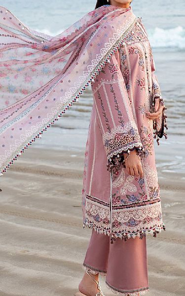 Jazmin Pink Lawn Suit | Pakistani Lawn Dress in USA- Image 2