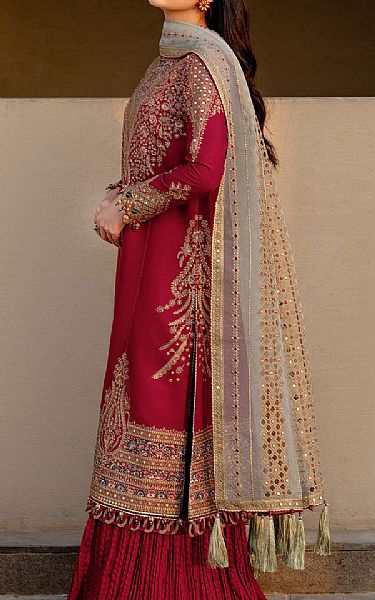 Jazmin Scarlet Lawn Suit | Pakistani Lawn Dress in USA- Image 2