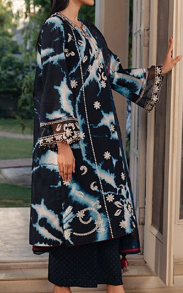 Jazmin Black Lawn Suit | Pakistani Lawn Dress in USA- Image 2