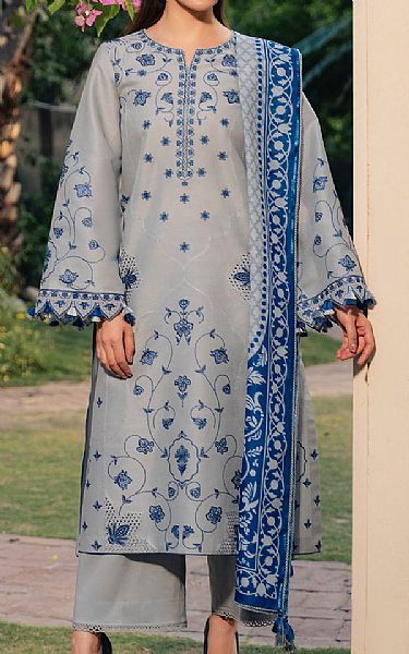 Jazmin Grey Lawn Suit | Pakistani Lawn Dress in USA- Image 1