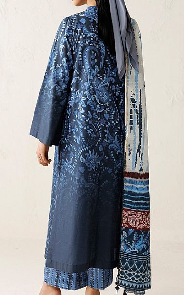 Jazmin Blue Lawn Suit | Pakistani Lawn Dress in USA- Image 2