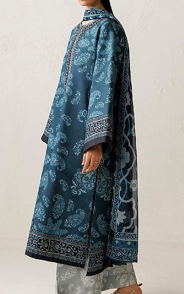 Jazmin Pickled Bluewood Lawn Suit | Pakistani Lawn Dress in USA- Image 2