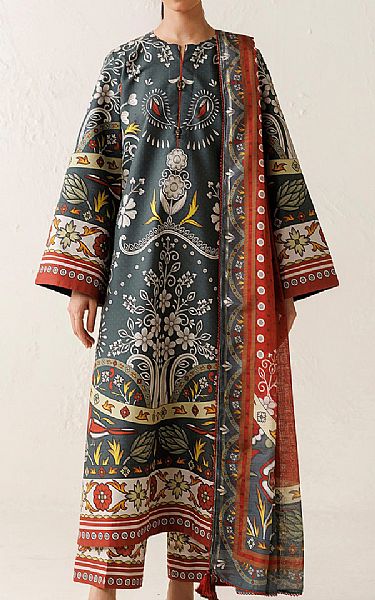 Jazmin Multi Lawn Suit | Pakistani Lawn Dress in USA- Image 1