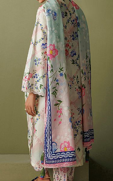 Jazmin Light Grey Lawn Suit | Pakistani Lawn Dress in USA- Image 2