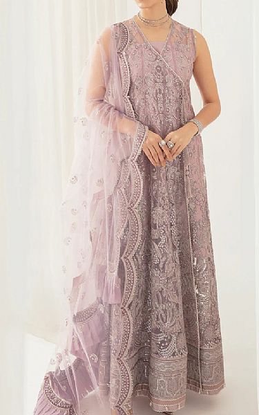 Lilac Net Suit | Pakistani Dresses in USA