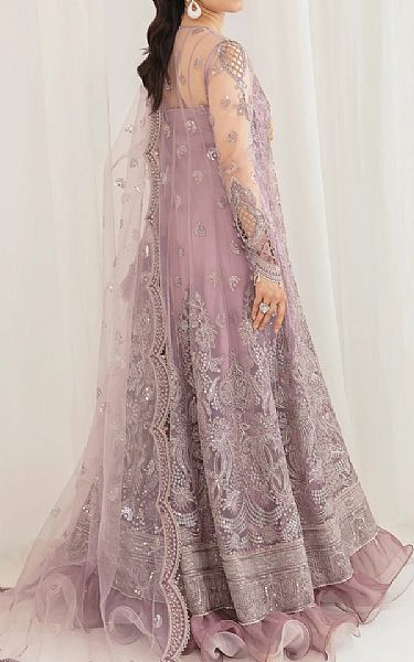 Lilac Net Suit | Jazmin Pakistani Chiffon Dresses