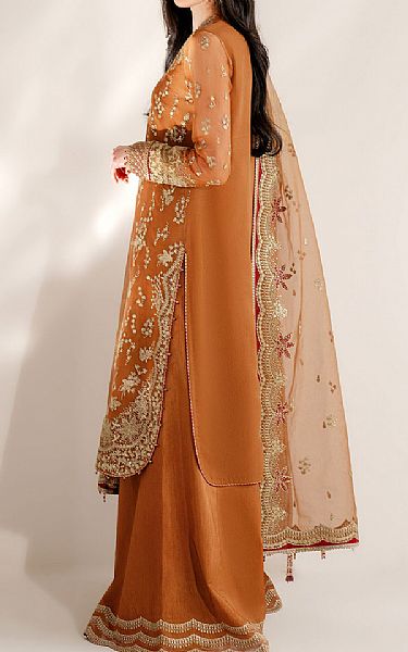 Jazmin Orange Chiffon Suit | Pakistani Embroidered Chiffon Dresses USA- Image 2