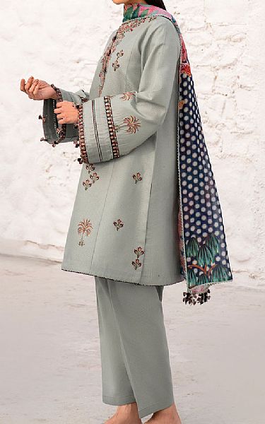 Jazmin Grey Lawn Suit | Pakistani Lawn Dress in USA- Image 2