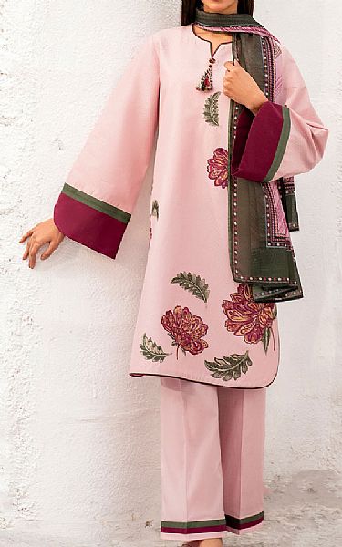 Jazmin Pink Lawn Suit | Pakistani Lawn Dress in USA- Image 1