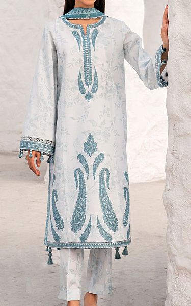 Jazmin White Lawn Suit | Pakistani Lawn Dress in USA- Image 1