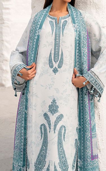 Jazmin White Lawn Suit | Pakistani Lawn Dress in USA- Image 2