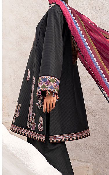 Jazmin Black Lawn Suit | Pakistani Lawn Dress in USA- Image 2