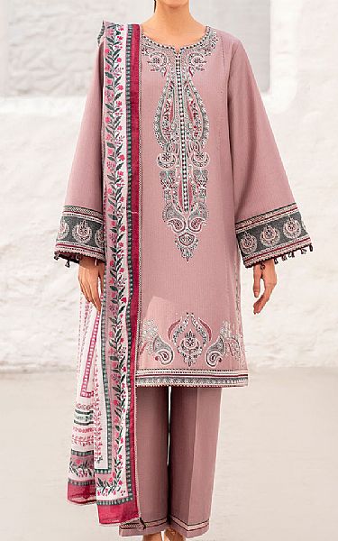 Jazmin Rose Pink Lawn Suit | Pakistani Lawn Dress in USA- Image 1