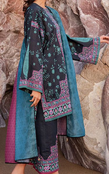 Jazmin Black Lawn Suit | Pakistani Lawn Dress in USA- Image 2