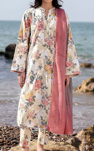 Jazmin Ivory/White Lawn Suit | Pakistani Lawn Dress in USA- Image 1